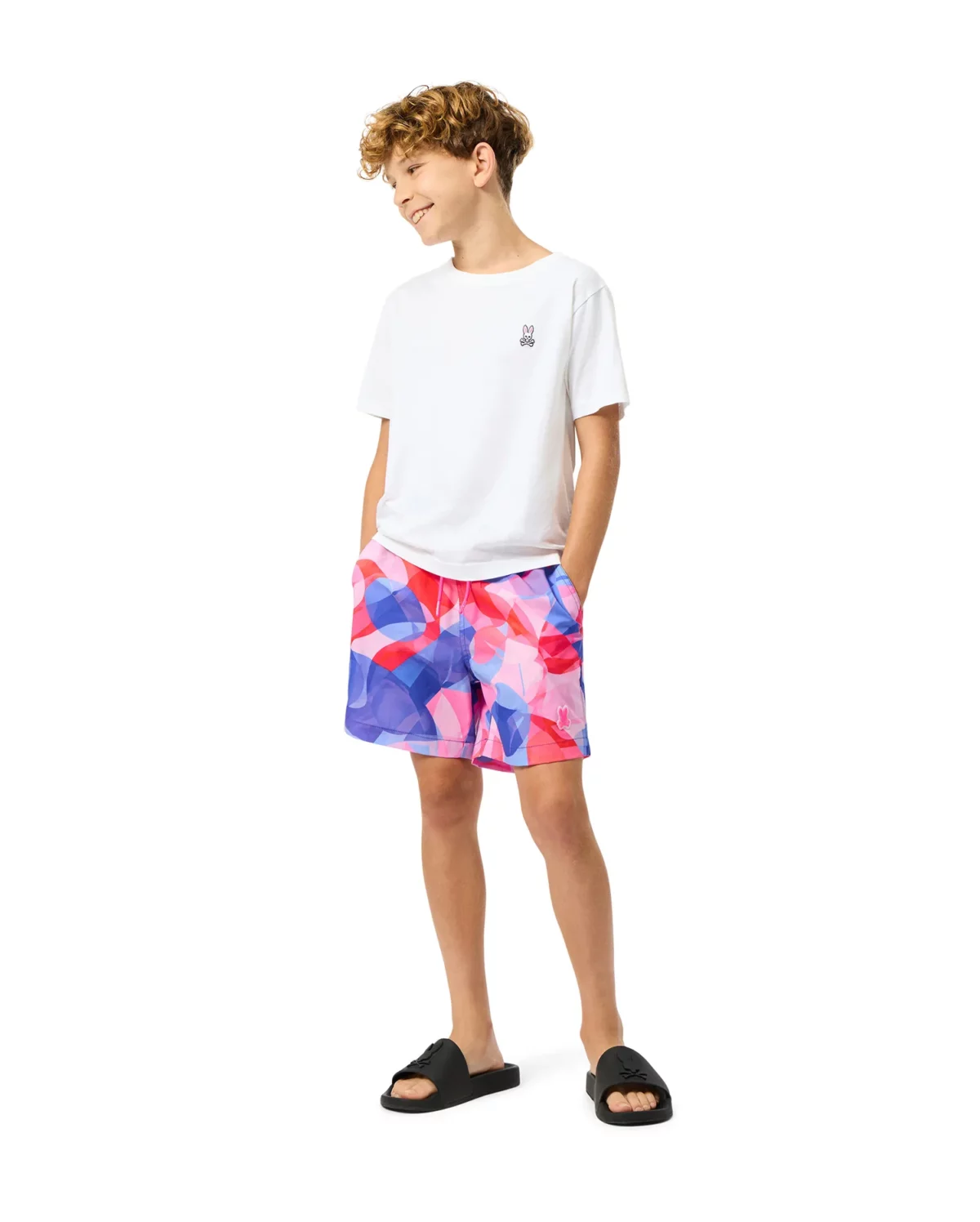 KIDS NORRIDGE ALL OVER PRINT SWIM TRUNK