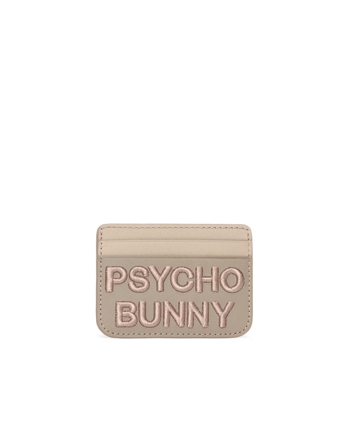 WORDMARK LEATHER CARD CASE