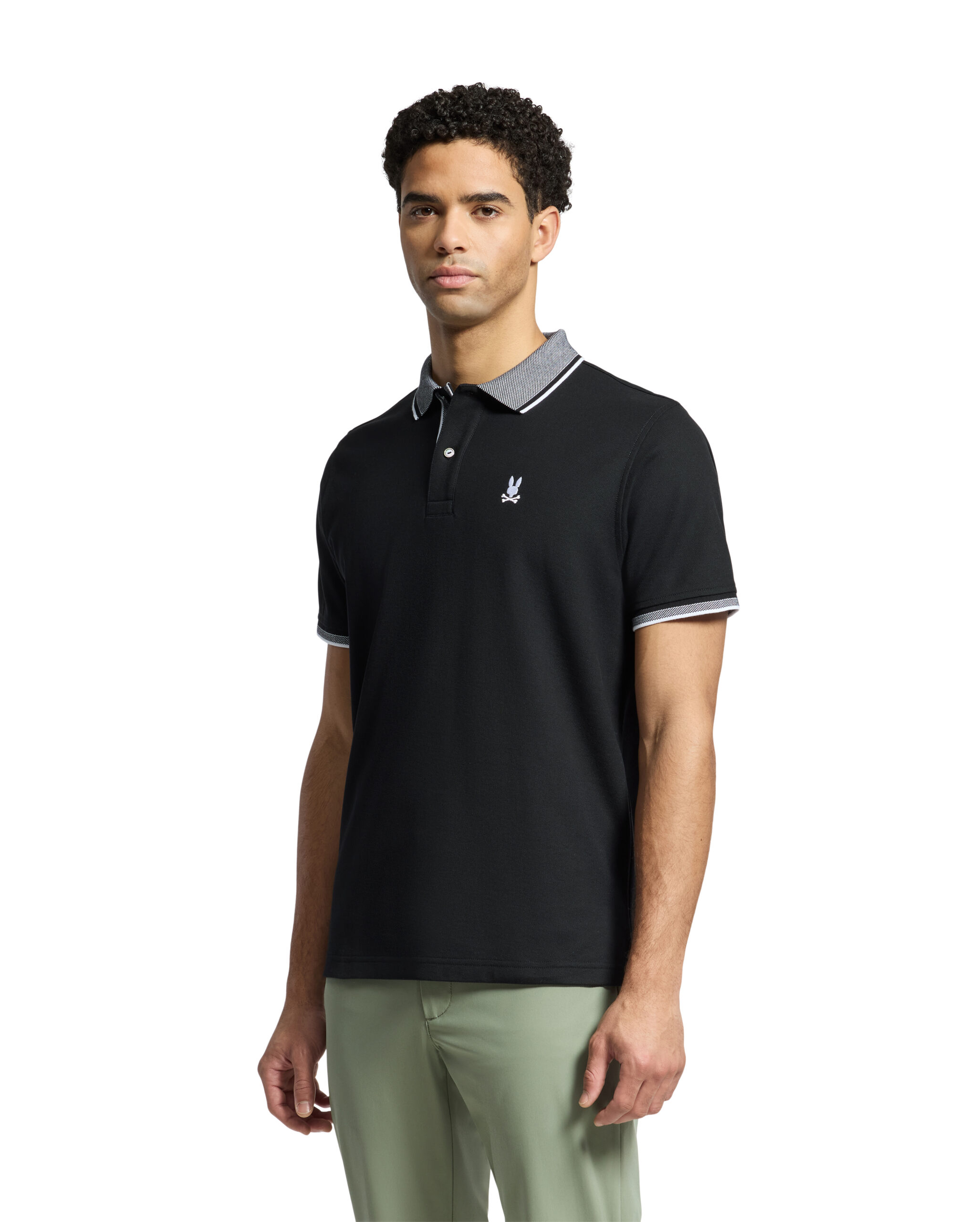 EVANDALE OXFORD COLLAR PIQUE POLO - Psycho Bunny South Africa