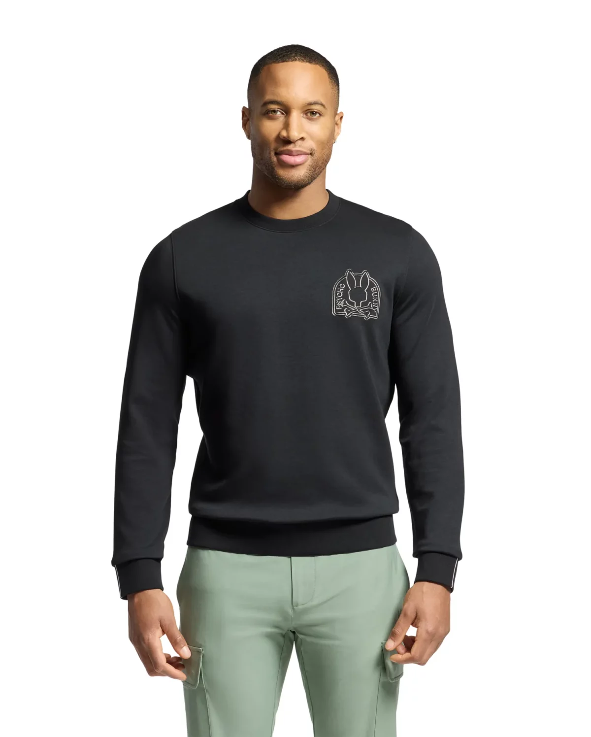 MELBOURNE EMBROIDERED CLASSIC MODAL CREWNECK SWEATSHIRT