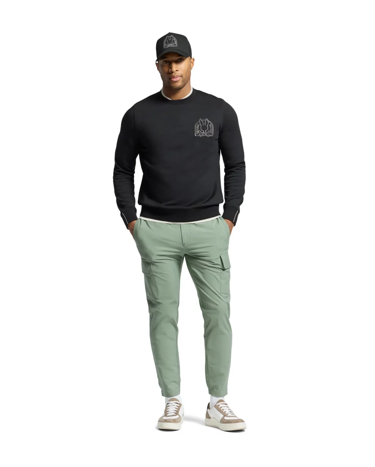 MELBOURNE EMBROIDERED CLASSIC MODAL CREWNECK SWEATSHIRT
