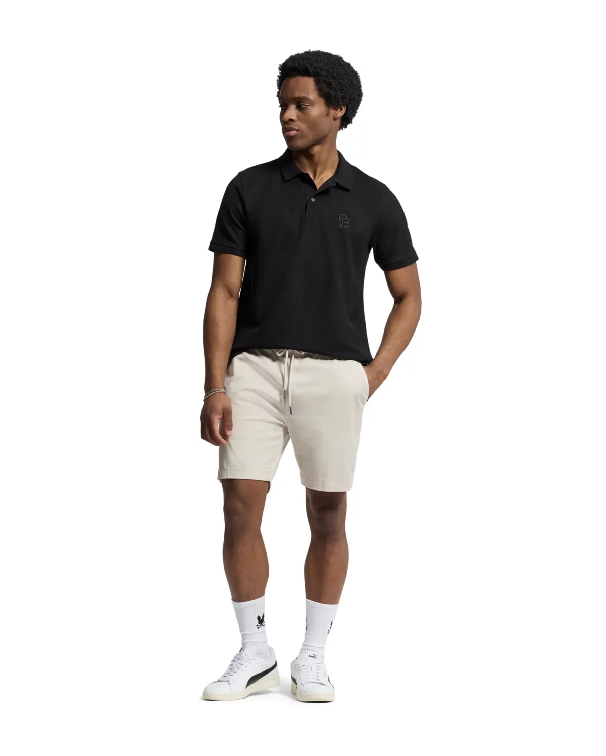 NICHOLSON RIB COLLAR PIQUE POLO