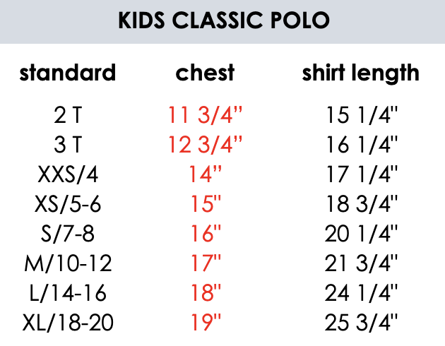 Size Guide