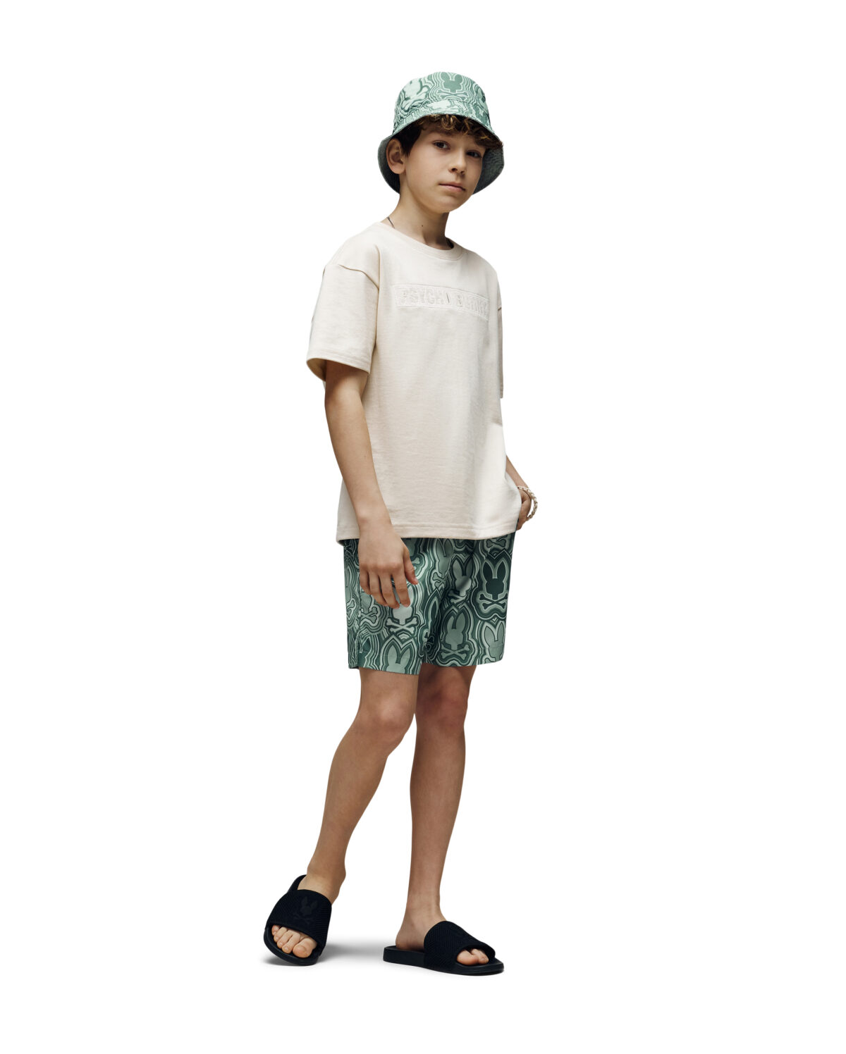 KIDS CHUCK AOP LIGHTWEIGHT SWIM TRUNK