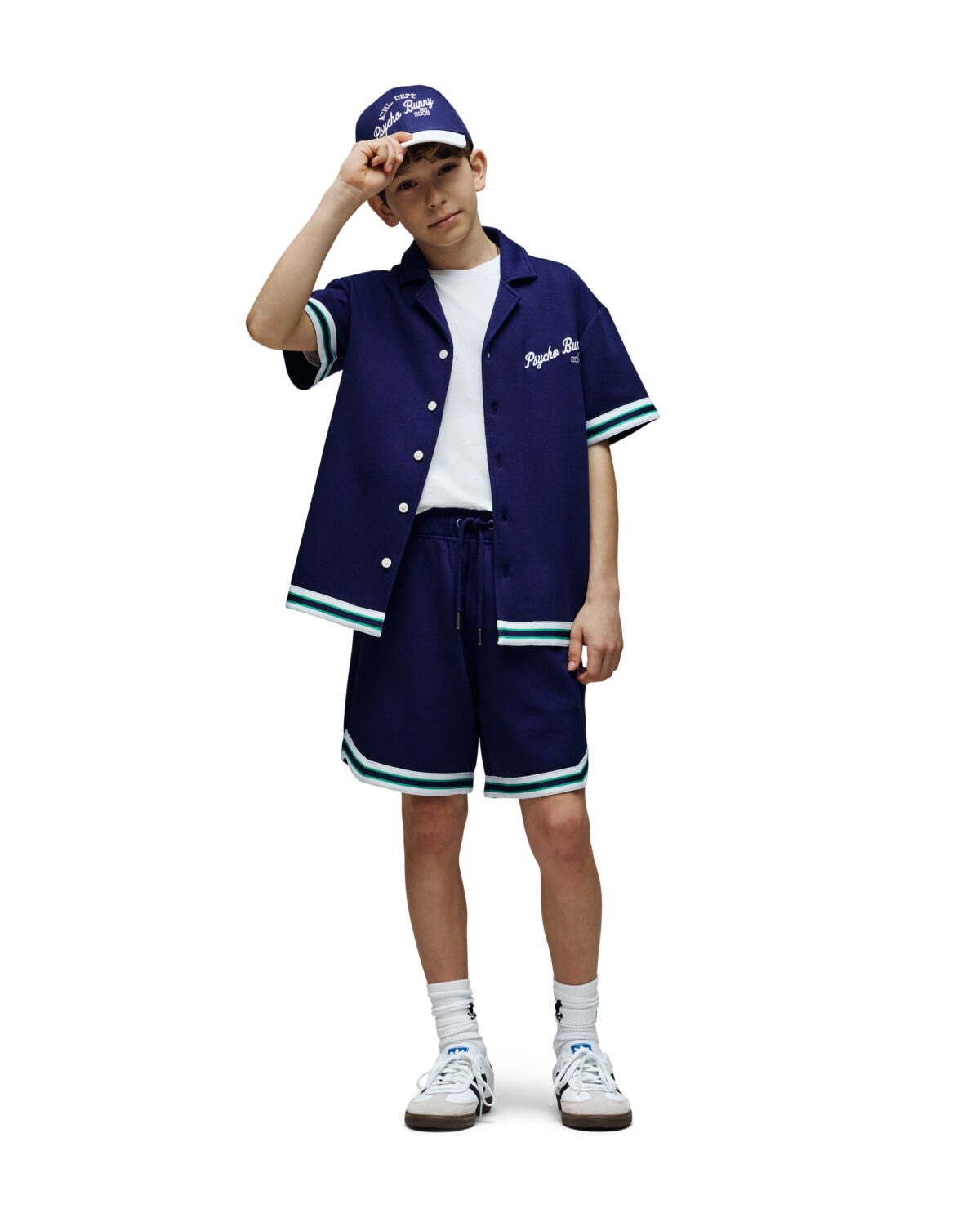 KIDS BASIL TAPED CAMP COLLAR SHIRT