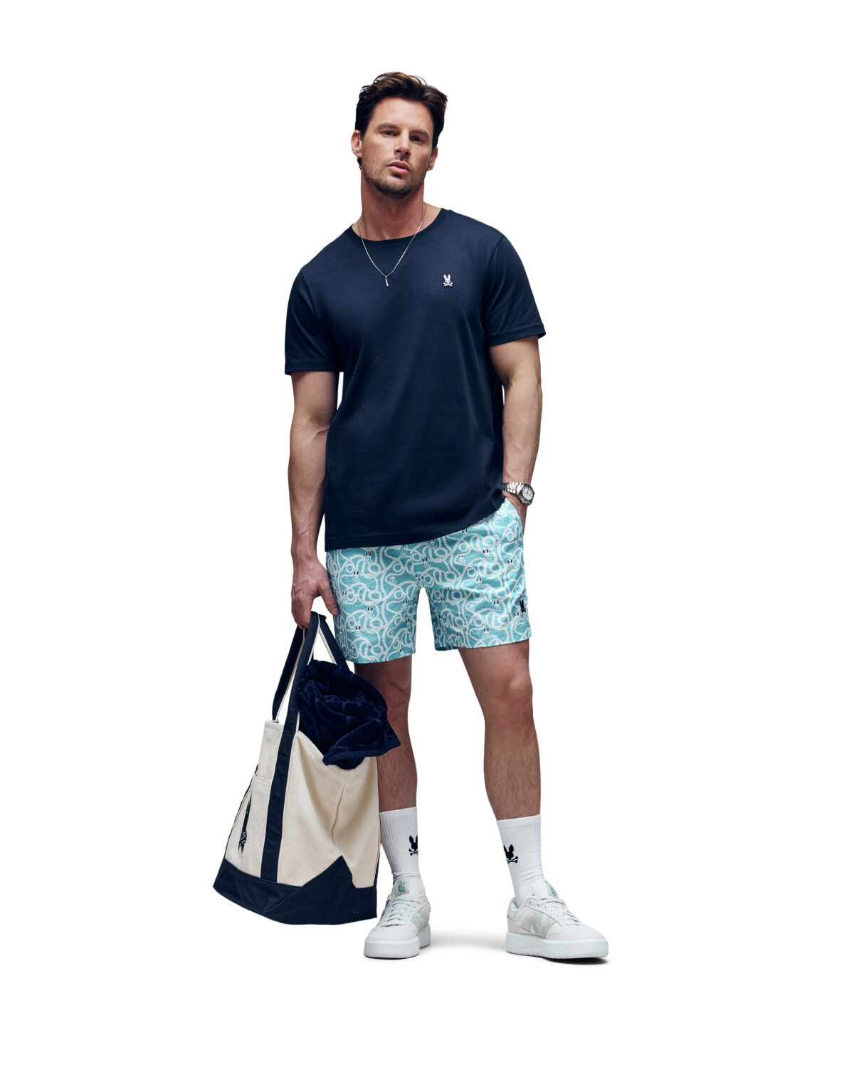 BIG AND TALL CYRUS ALL OVER PRINT SWIMSHORT