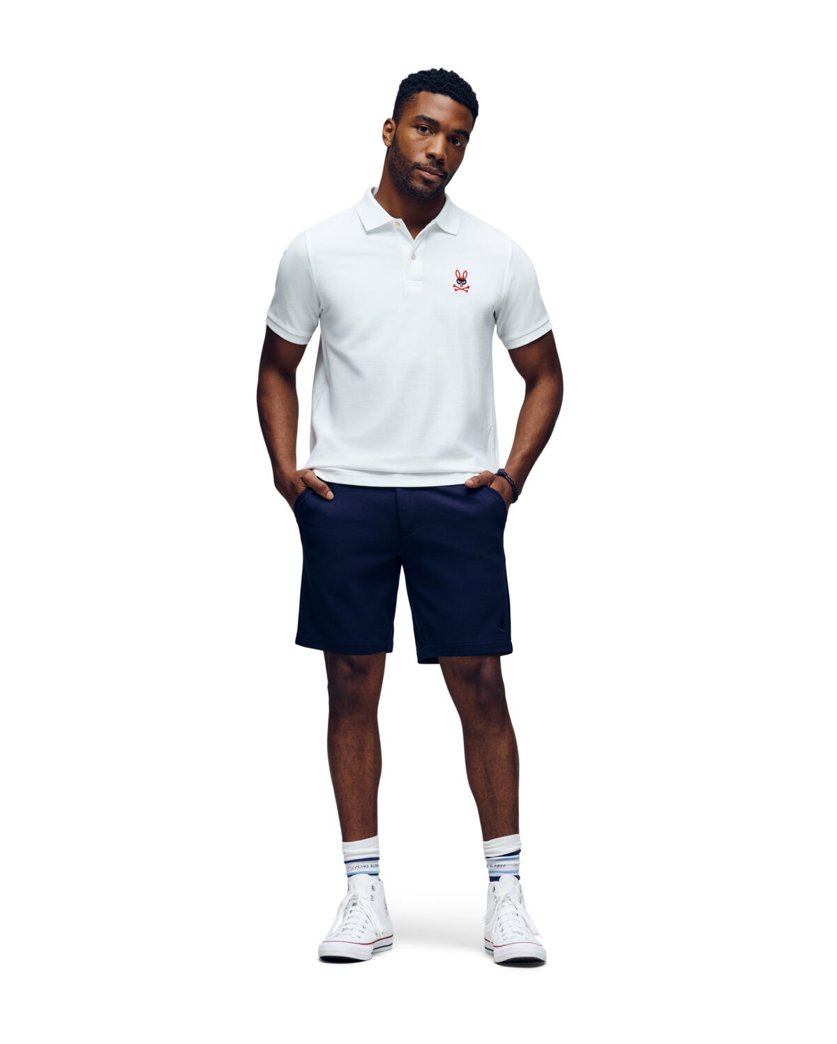MISCHIEF BUNNY PIQUE POLO