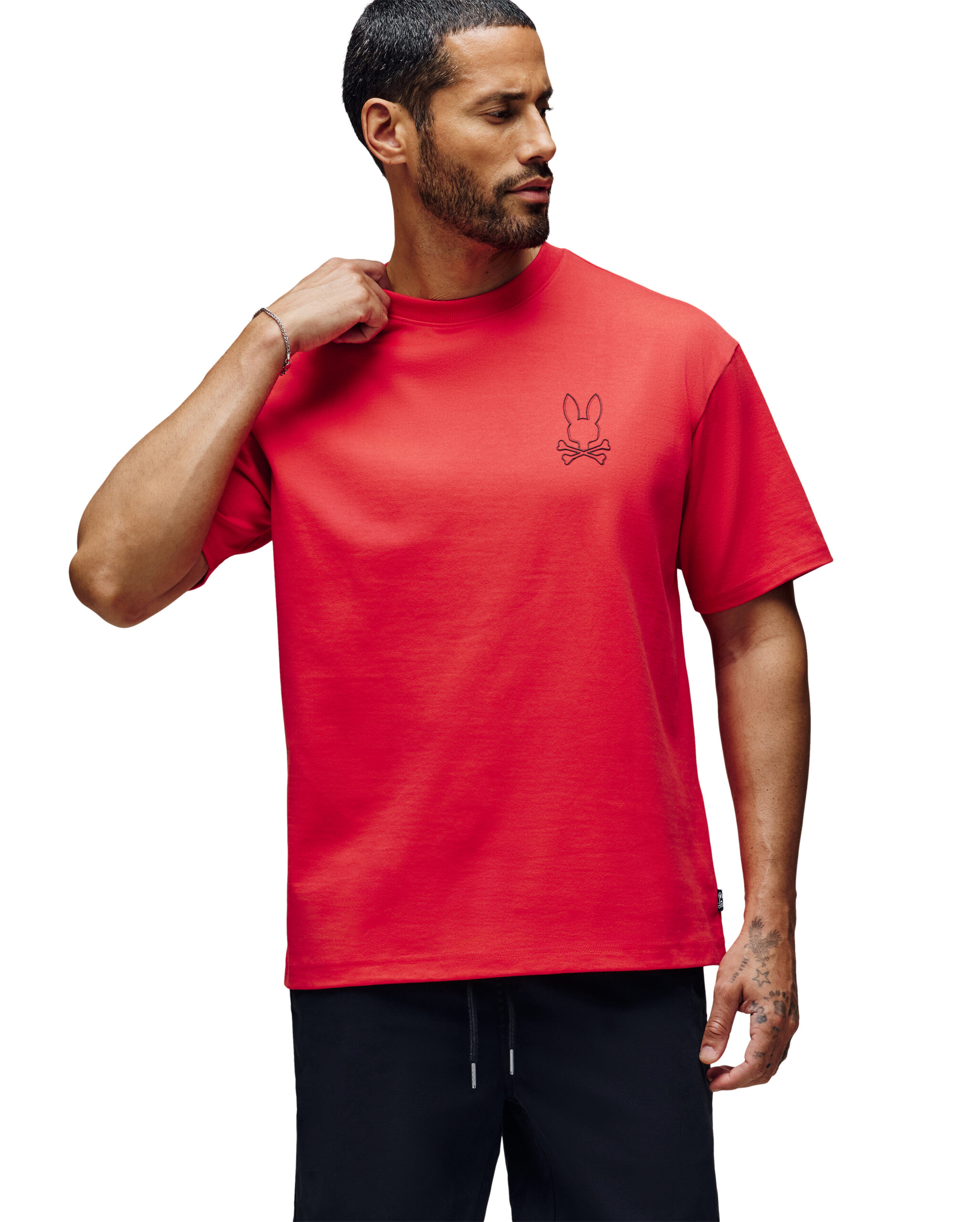 SHAWN RELAXED FRONT AND BACKGRAPHIC TEE - Psycho Bunny South Africa