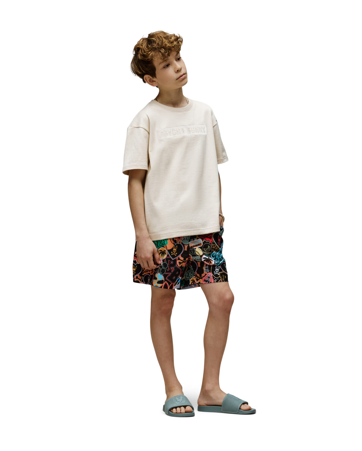 KIDS MARCO AOP SWIM TRUNK