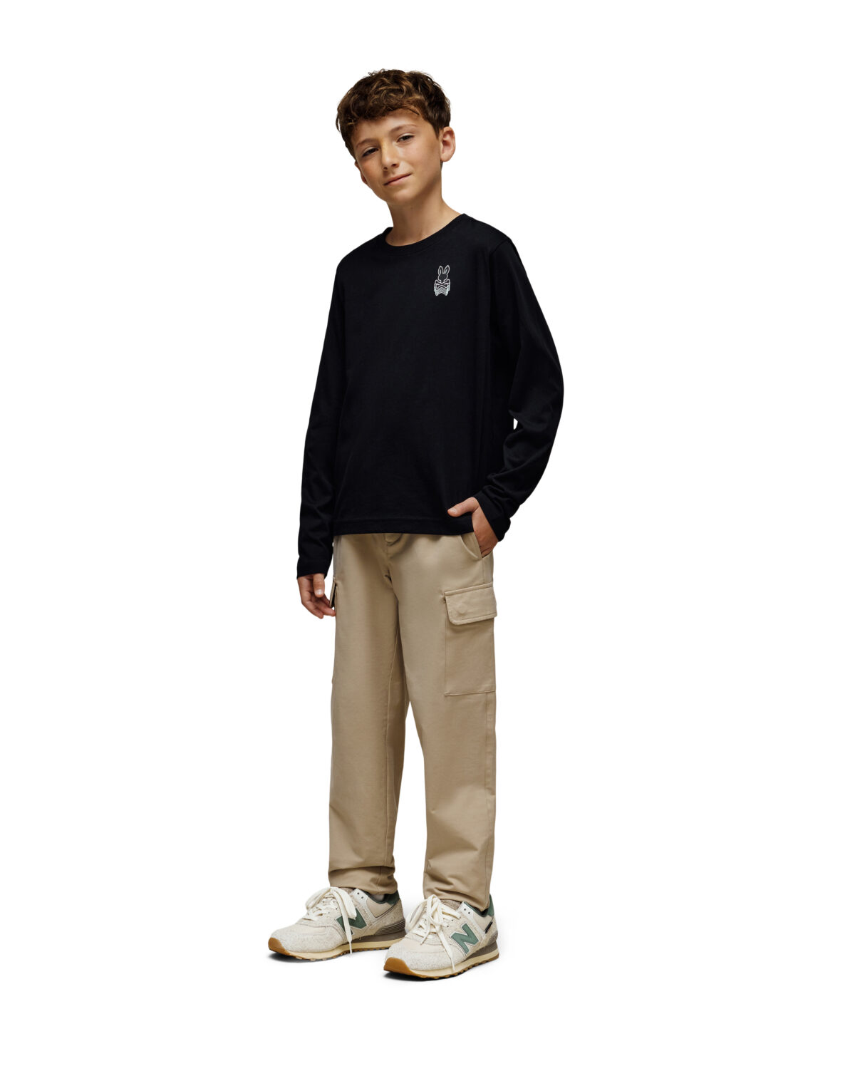 KIDS JOHNNY LS BACK GRAPHIC TEE