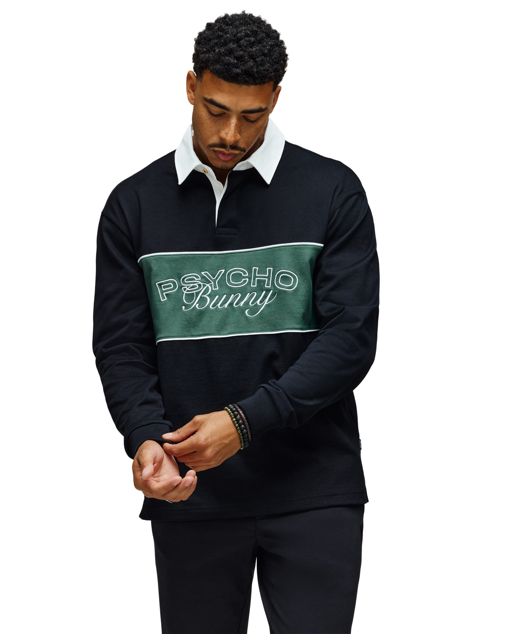 ENZO LONG SLEEVE RUGBY TEE - Psycho Bunny South Africa