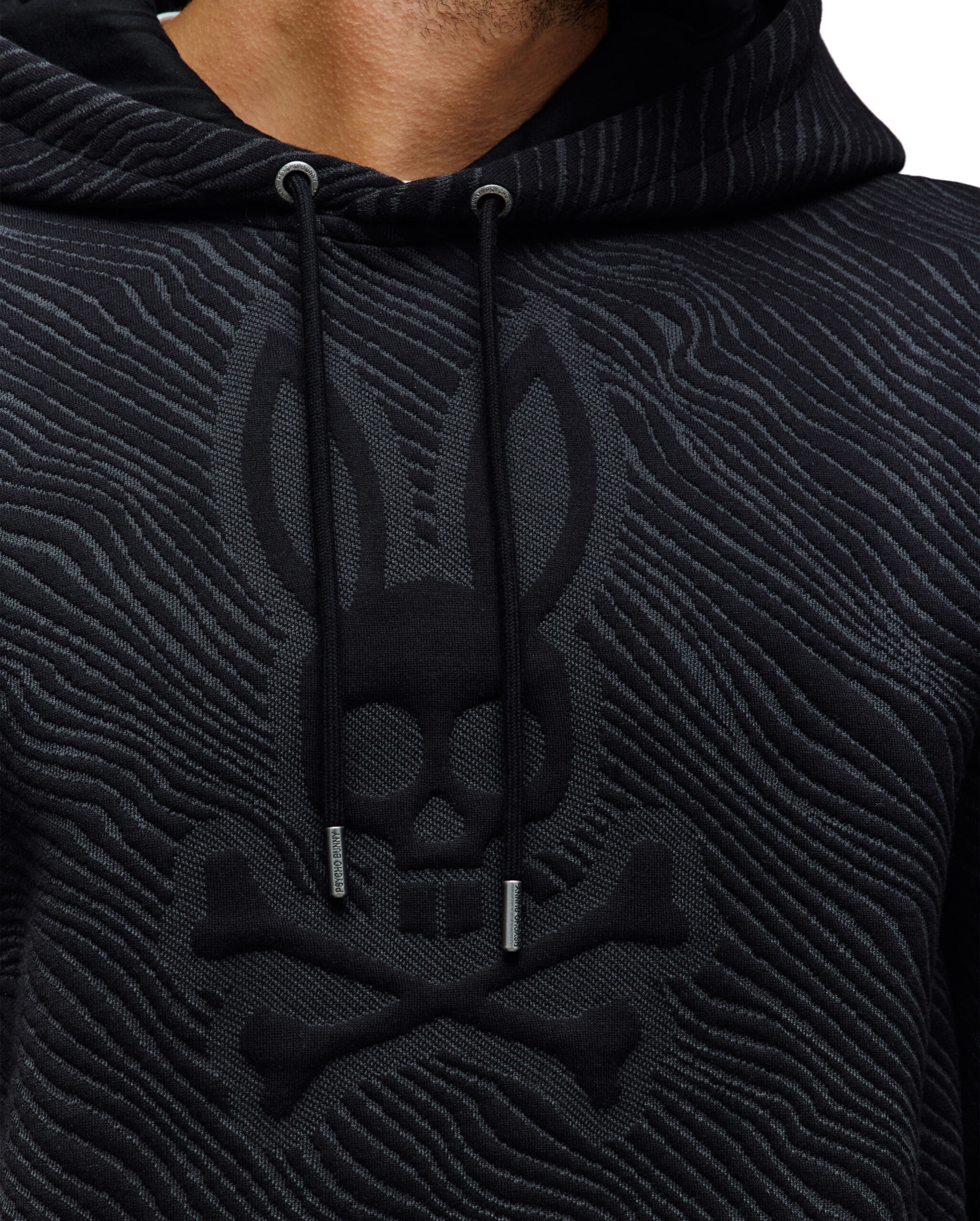 KENDRICK DOUBLE KNIT JACQUARD TEXTURED HOODIE - Psycho Bunny South