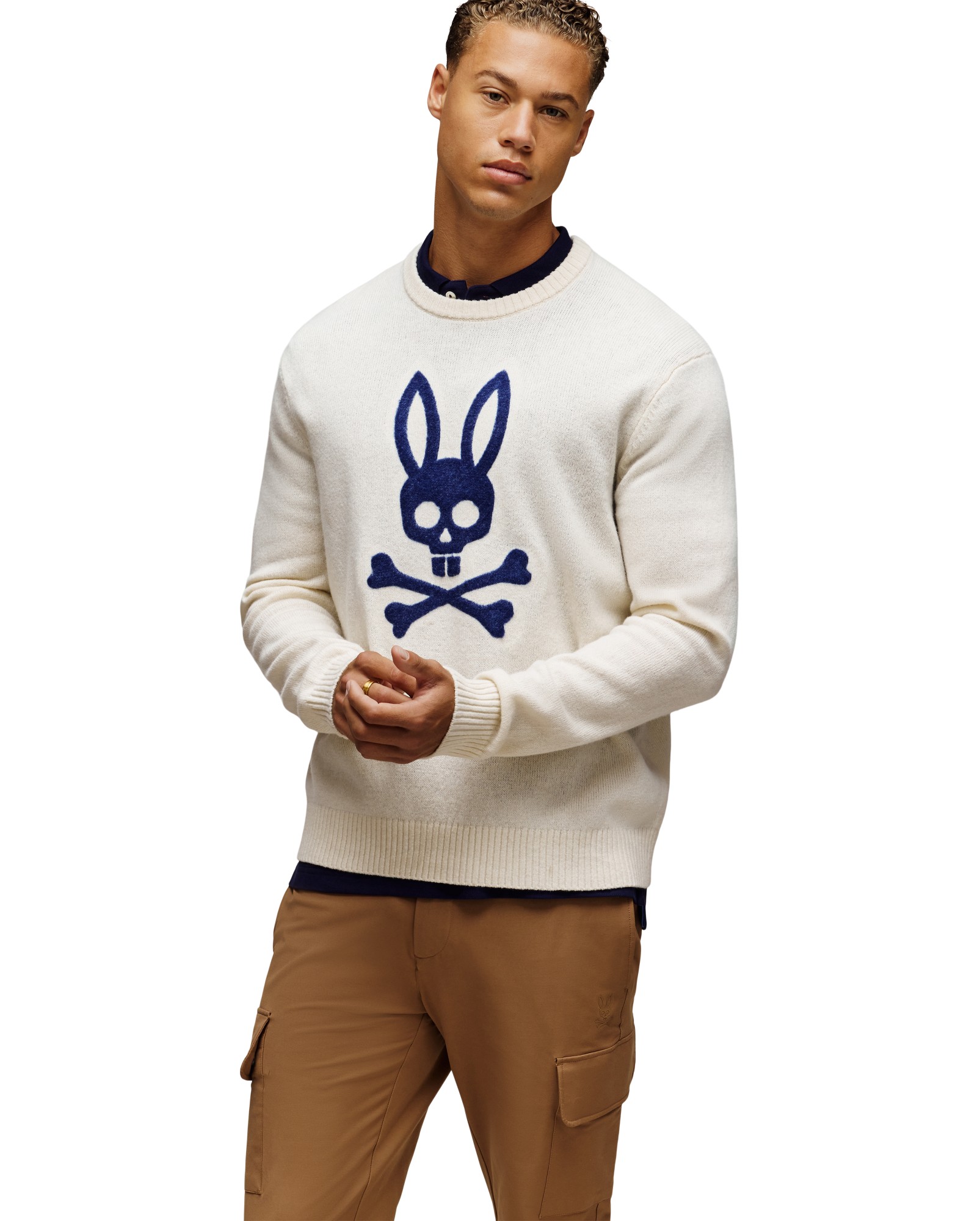 SAXON COZY YARN CREW - Psycho Bunny South Africa