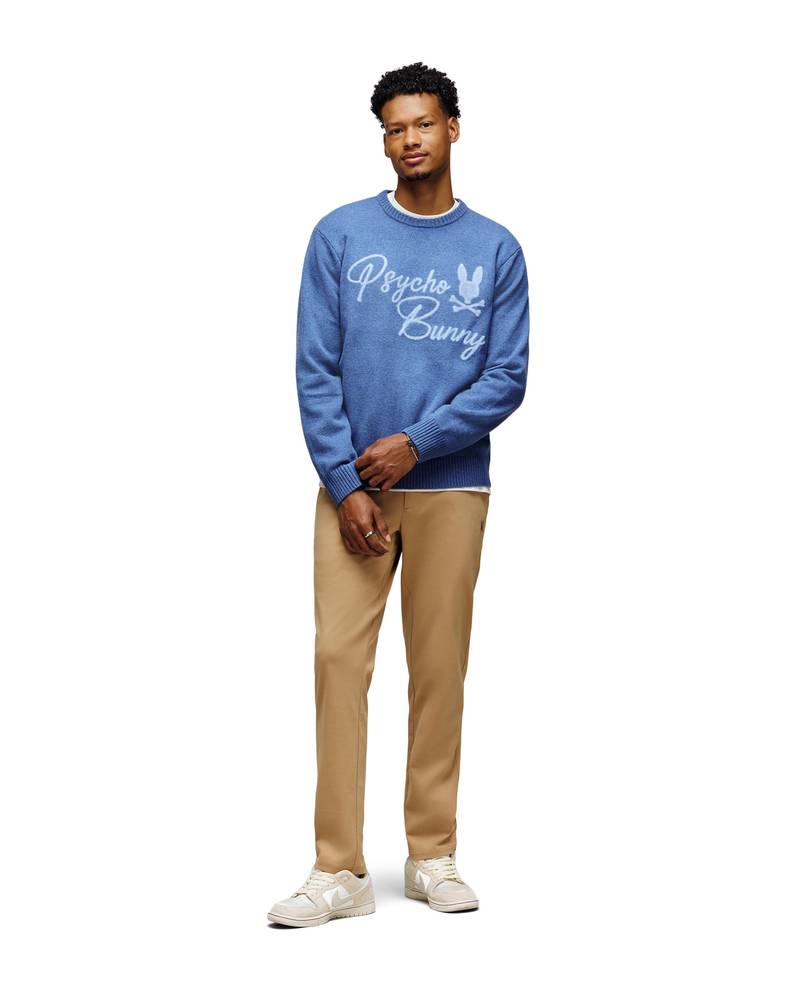 SACHA COZY MERINO WORDMARK CREW - Psycho Bunny South Africa