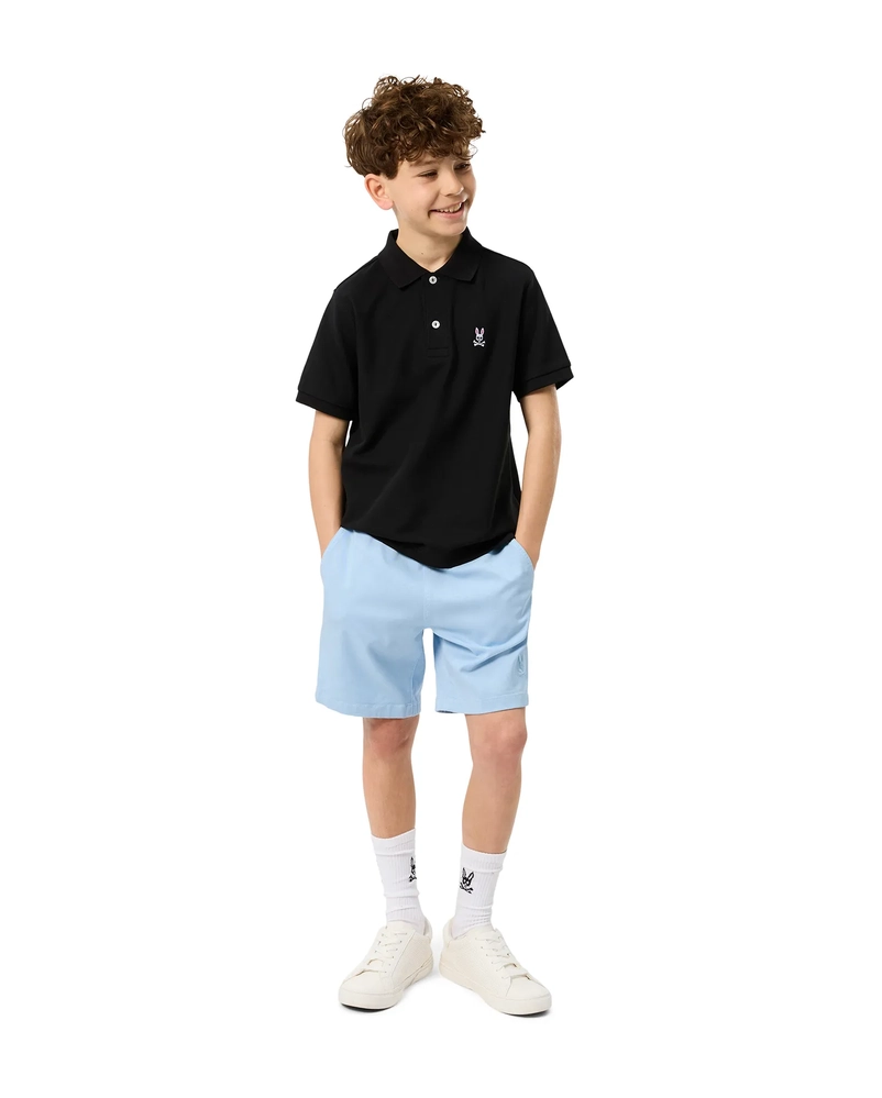 psycho-bunny-kids-classic-polo-black-style-B0K001CRPC-model-front.