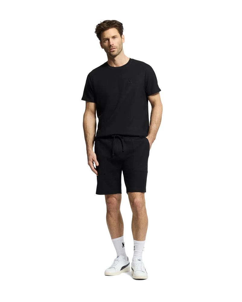 psycho-bunny-taylor-light-pique-sweatshort-black-style-B6R344F200-model-front2.