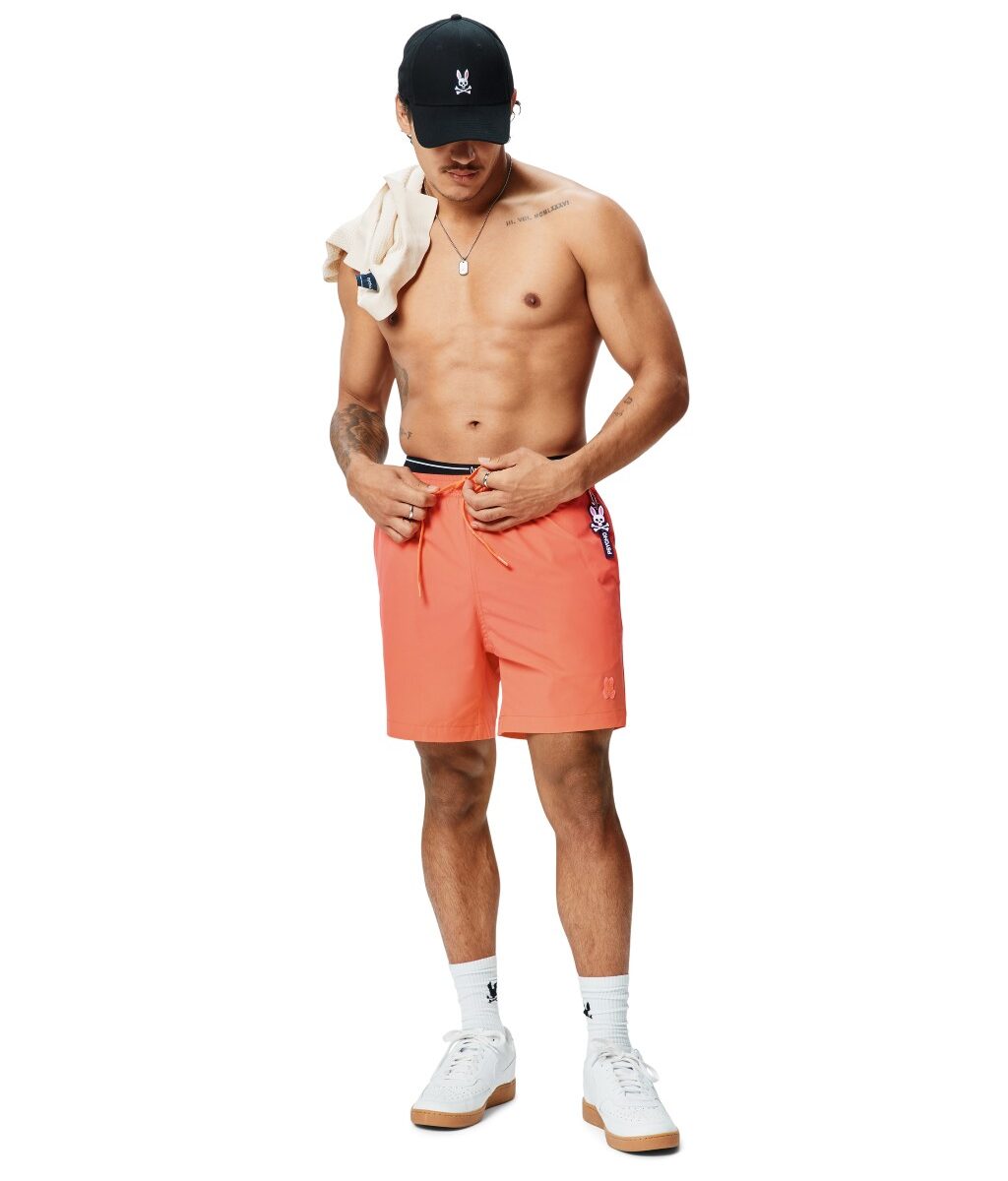 Samos Hydrochromic Printed Board Shorts, Emberglow