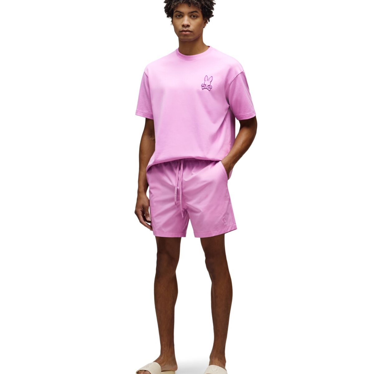 Samos Hydrochromic Printed Board Shorts, Orchid