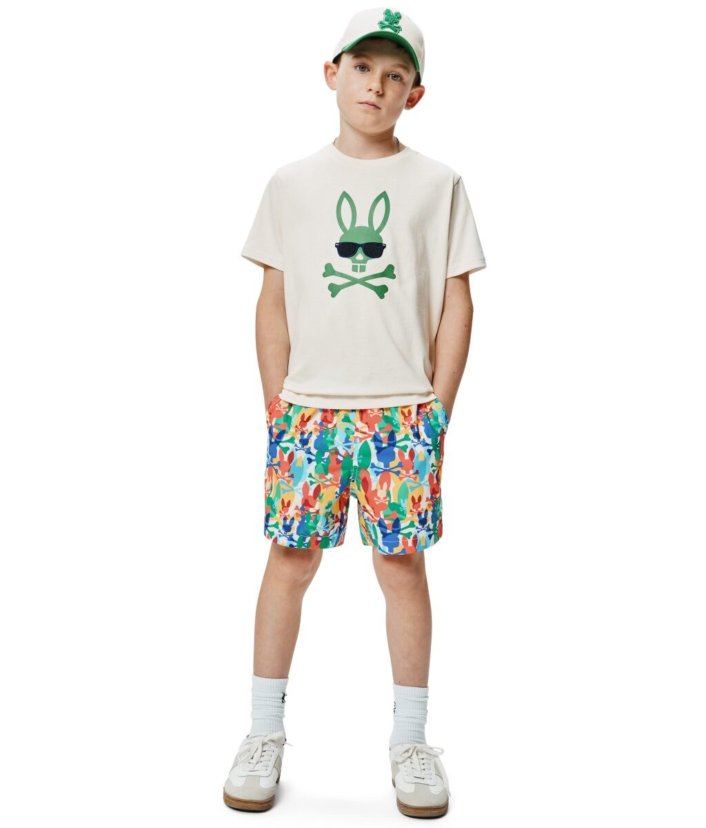 Kids Tanner All Over Print Board Shorts, Multi