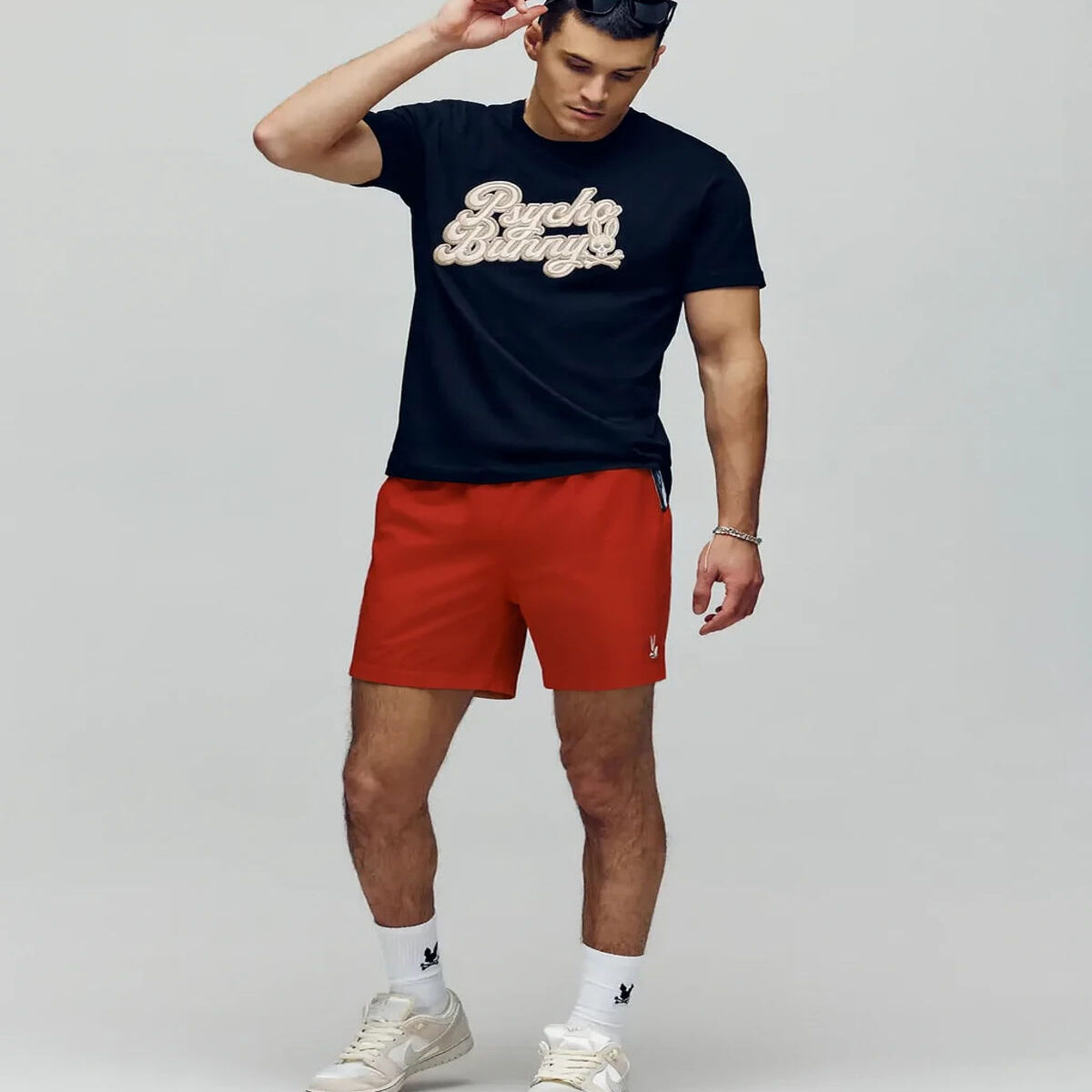 Samos Hydrochromic Printed Board Shorts, Bittersweet