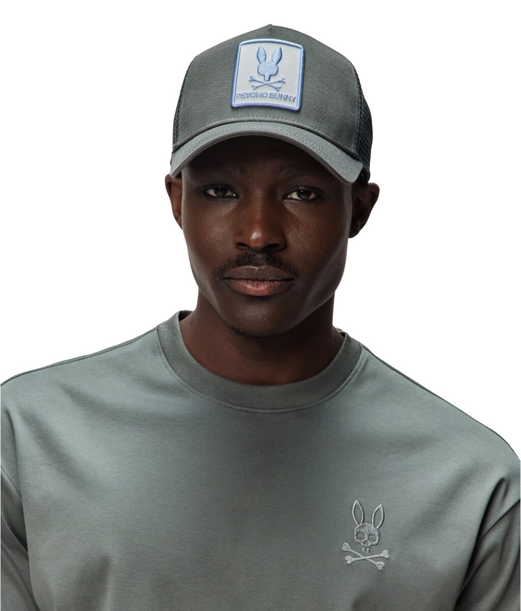 Adamo Bunny Trucker Cap, Mulled Basil