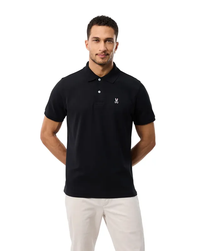 Mens Classic Polo, Black, photograph 3 of 8