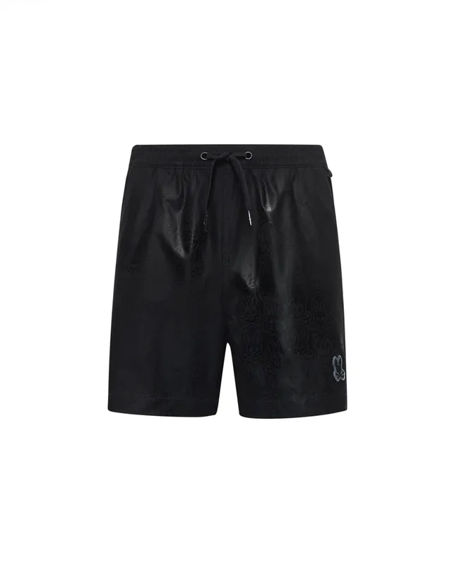 Kids Samos Hydrochromic Printed Board Shorts, Black, photograph 7 of 7