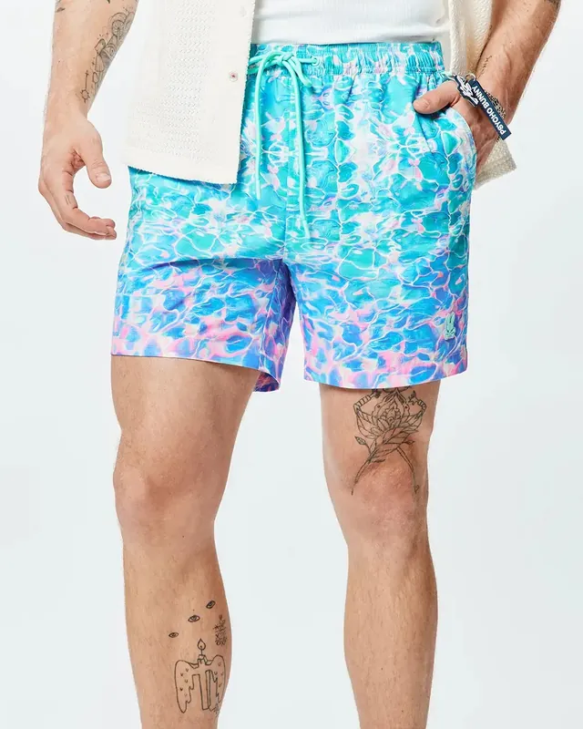 Dayton All Over Print Board Shorts, Crocus, photograph 2 of 6