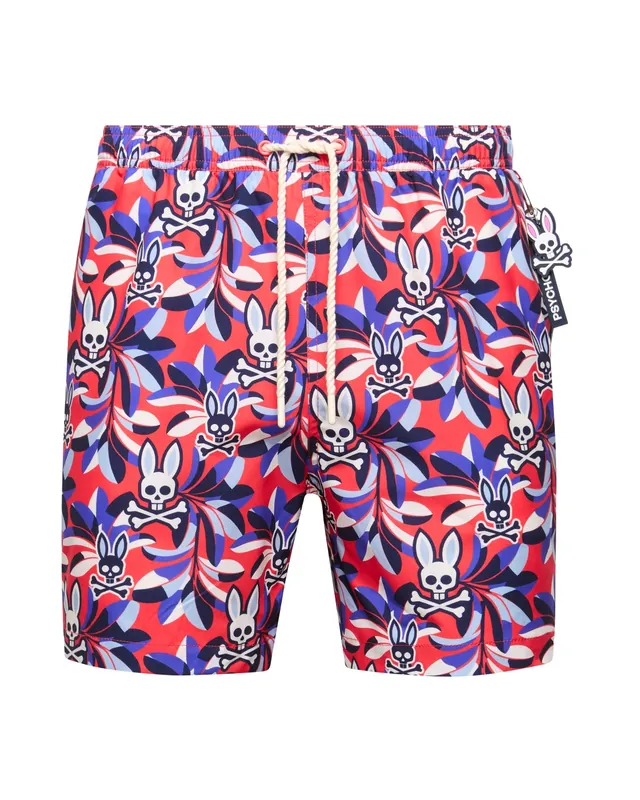 Florian All Over Print Board Shorts, Bittersweet, photograph 4 of 5